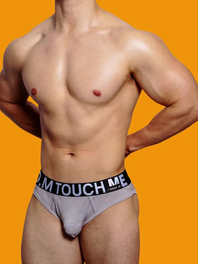 2 Pack Men's Low Waist Mesh Nylon Breathable Jockstrap