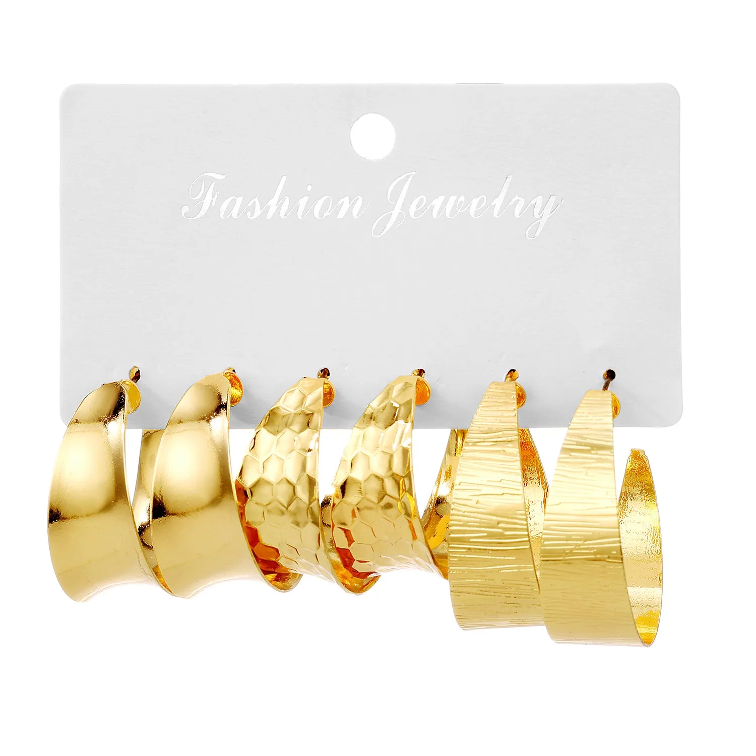 Adorable Trendy Hoops Earrings