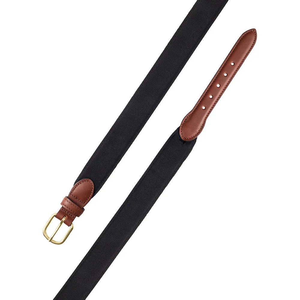 Black Grosgrain Ribbon Children's Belt