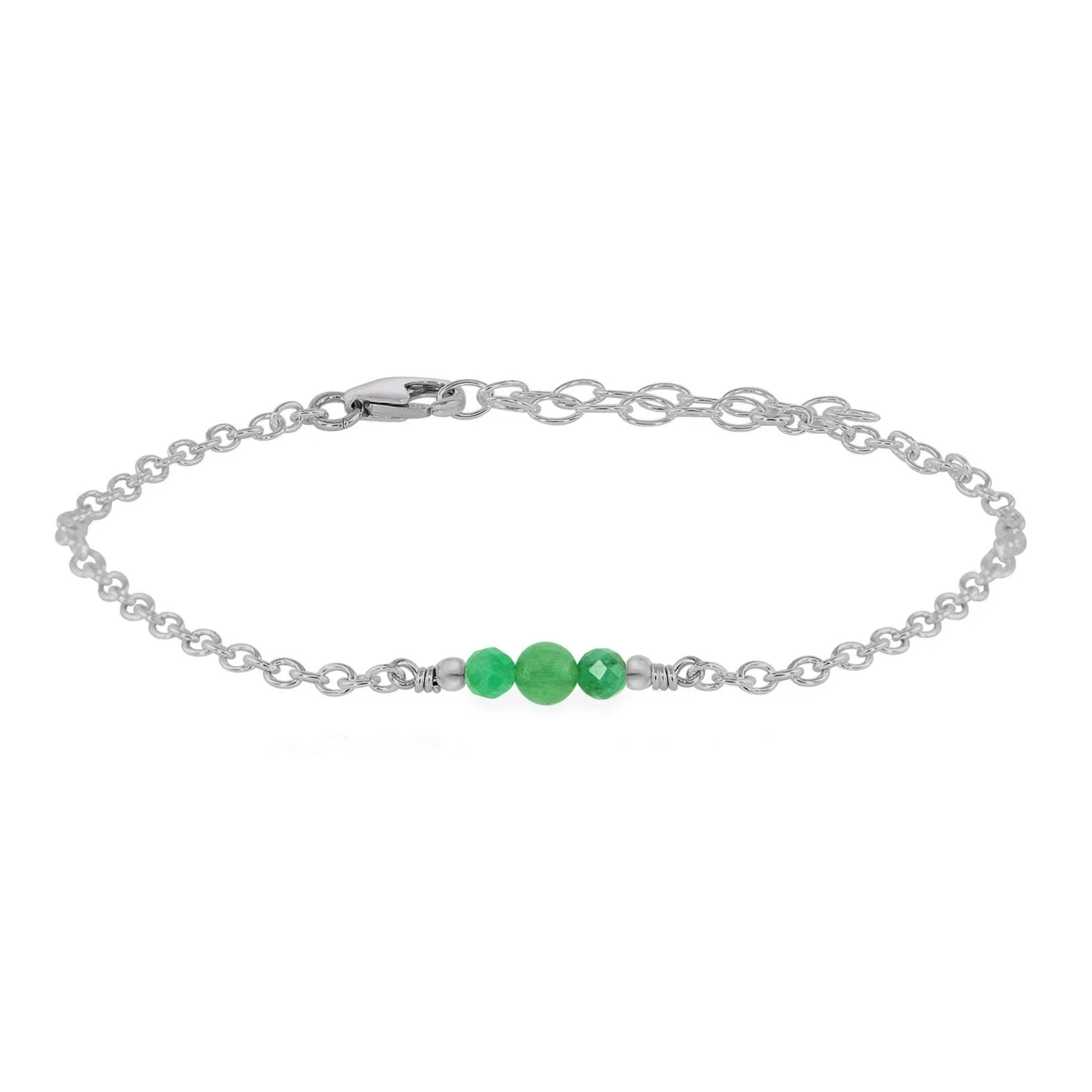 Dainty Aventurine Gemstone Bracelet