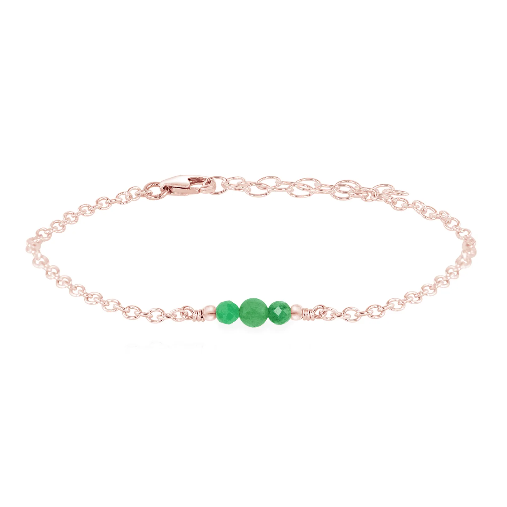 Dainty Aventurine Gemstone Bracelet