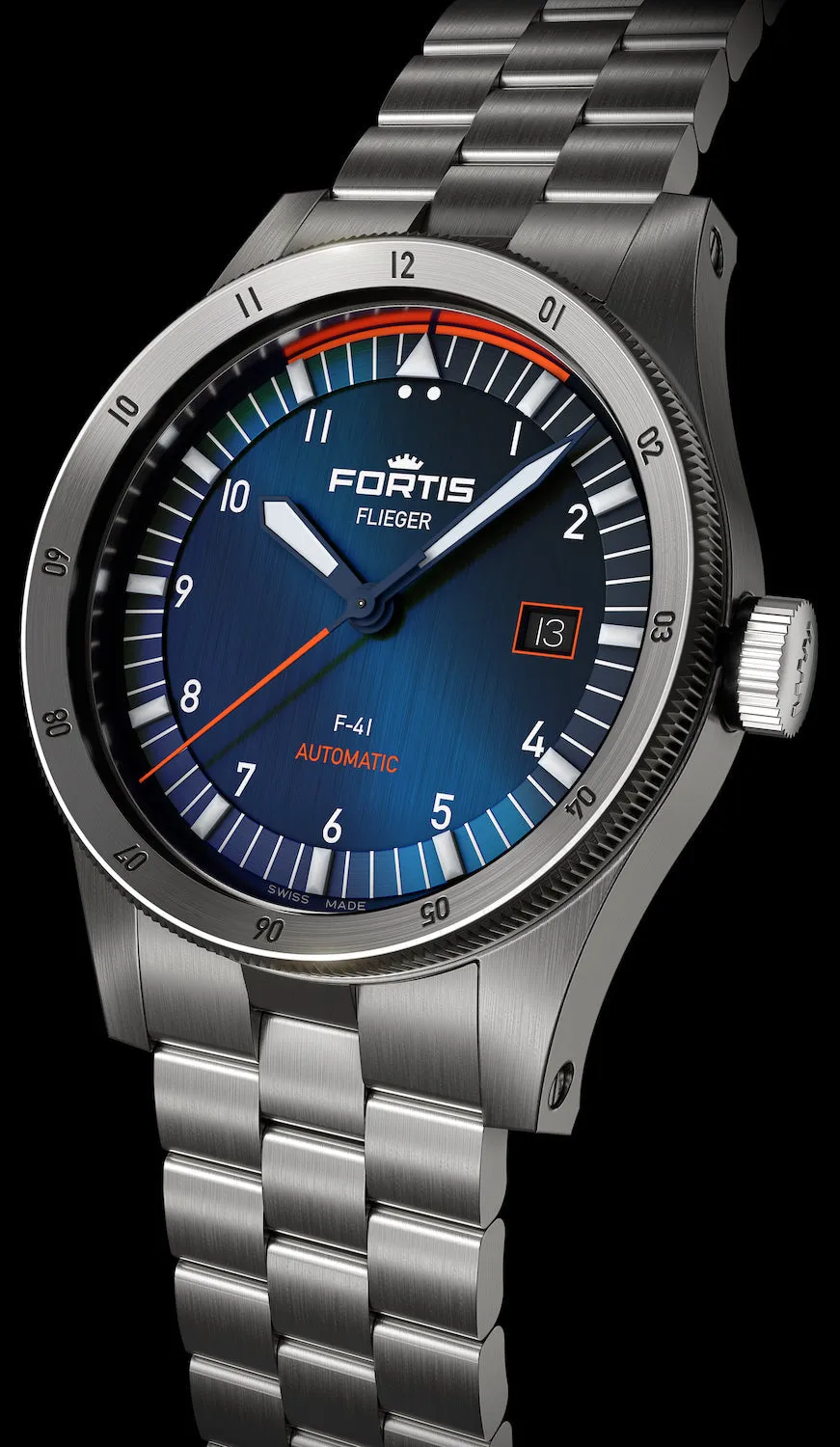 FOR Watch Flieger F-41 Midnight Blue Bracelet D