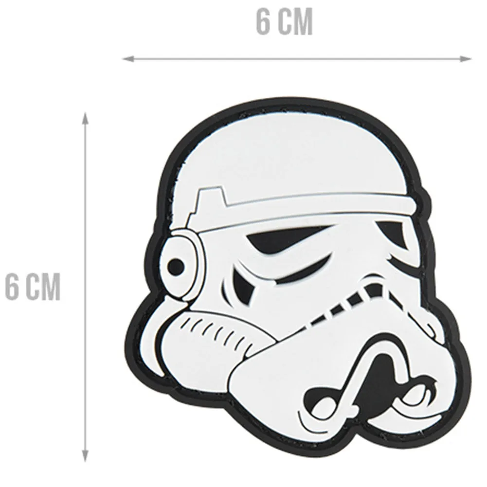 G-FORCE Stormtrooper Helmet Hook & Loop Tactical PVC Morale Patch