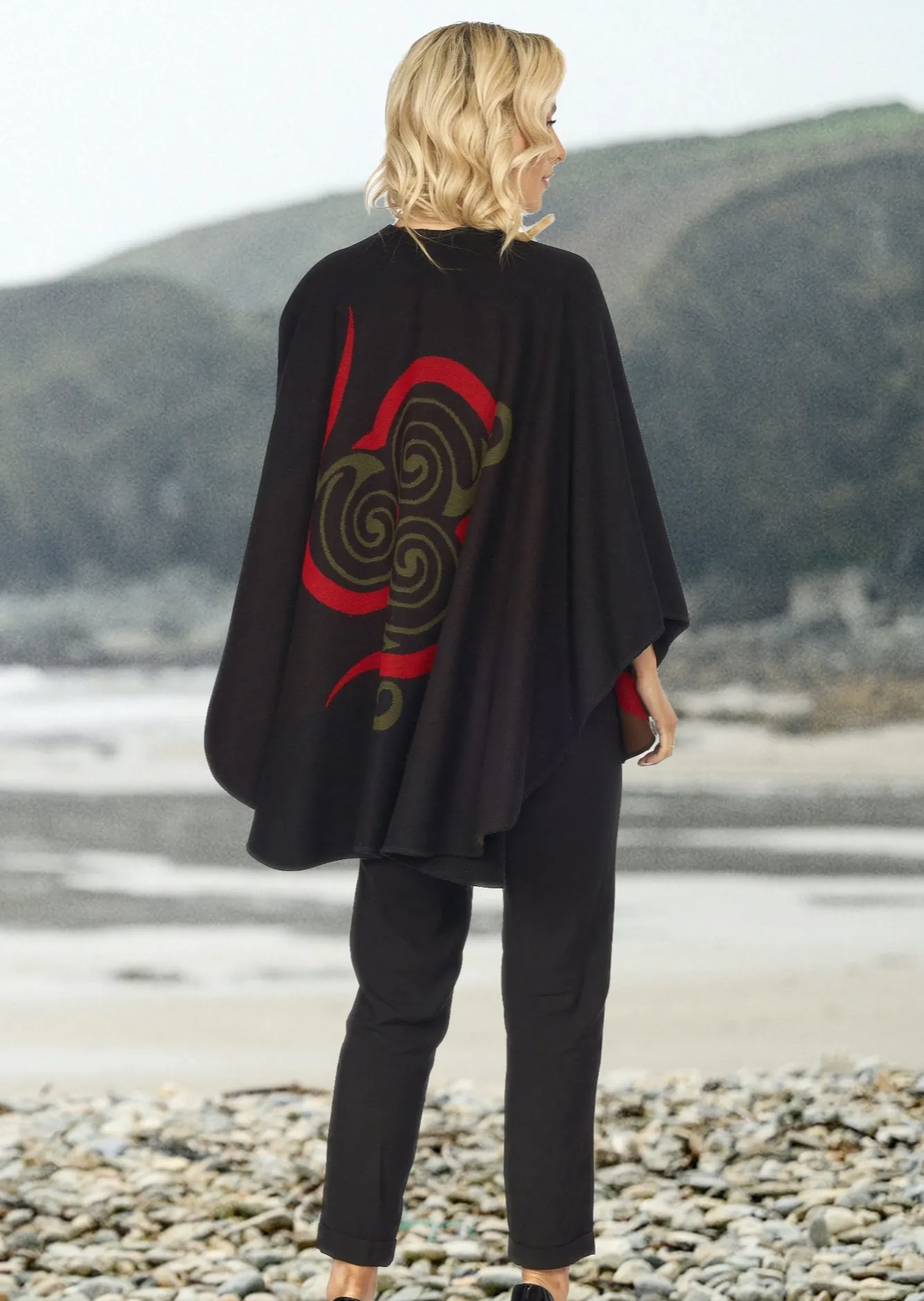 Jimmy Hourihan Shawl with Celtic Motif