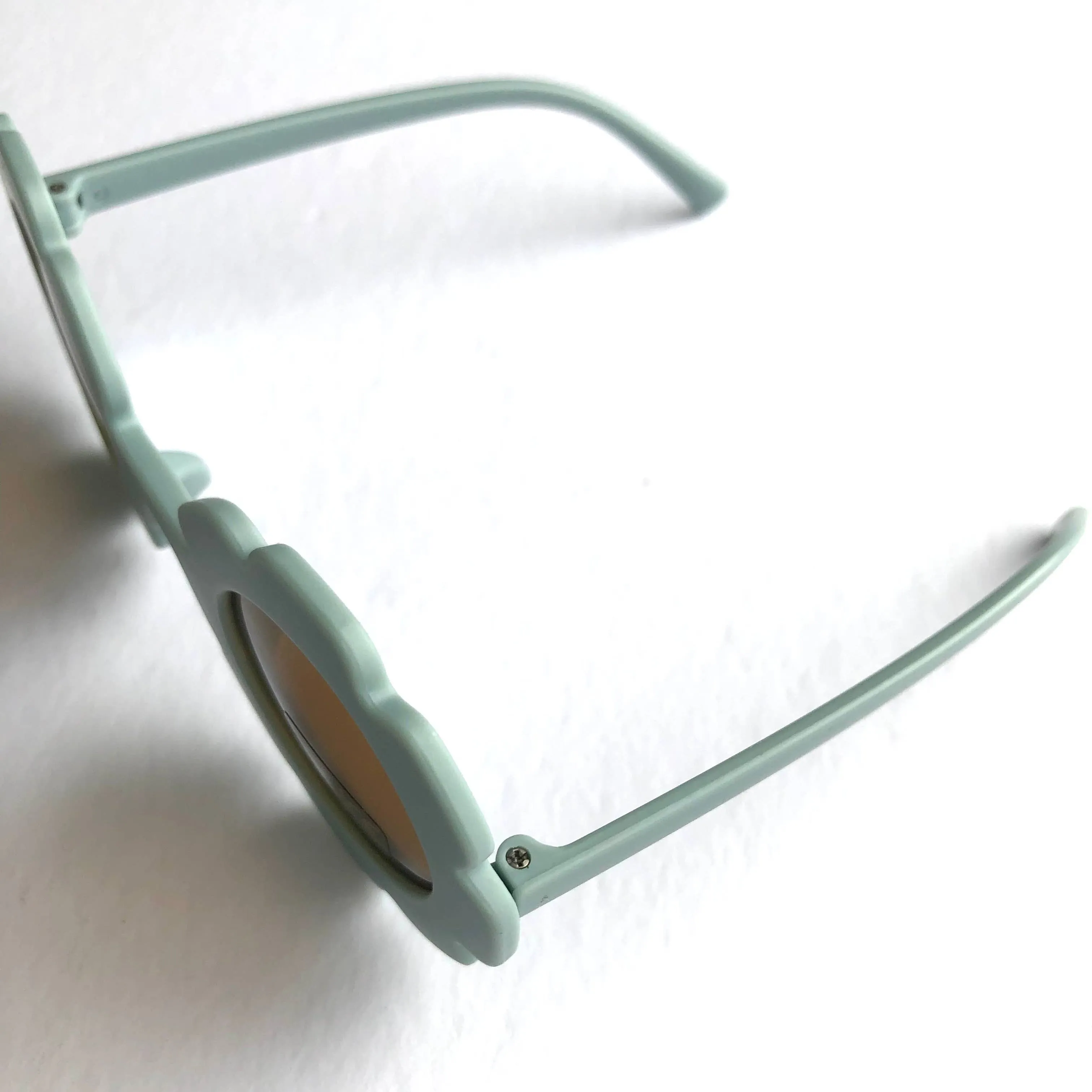 Kids sunglasses sunflower shape - matt pastel finish: Mustard