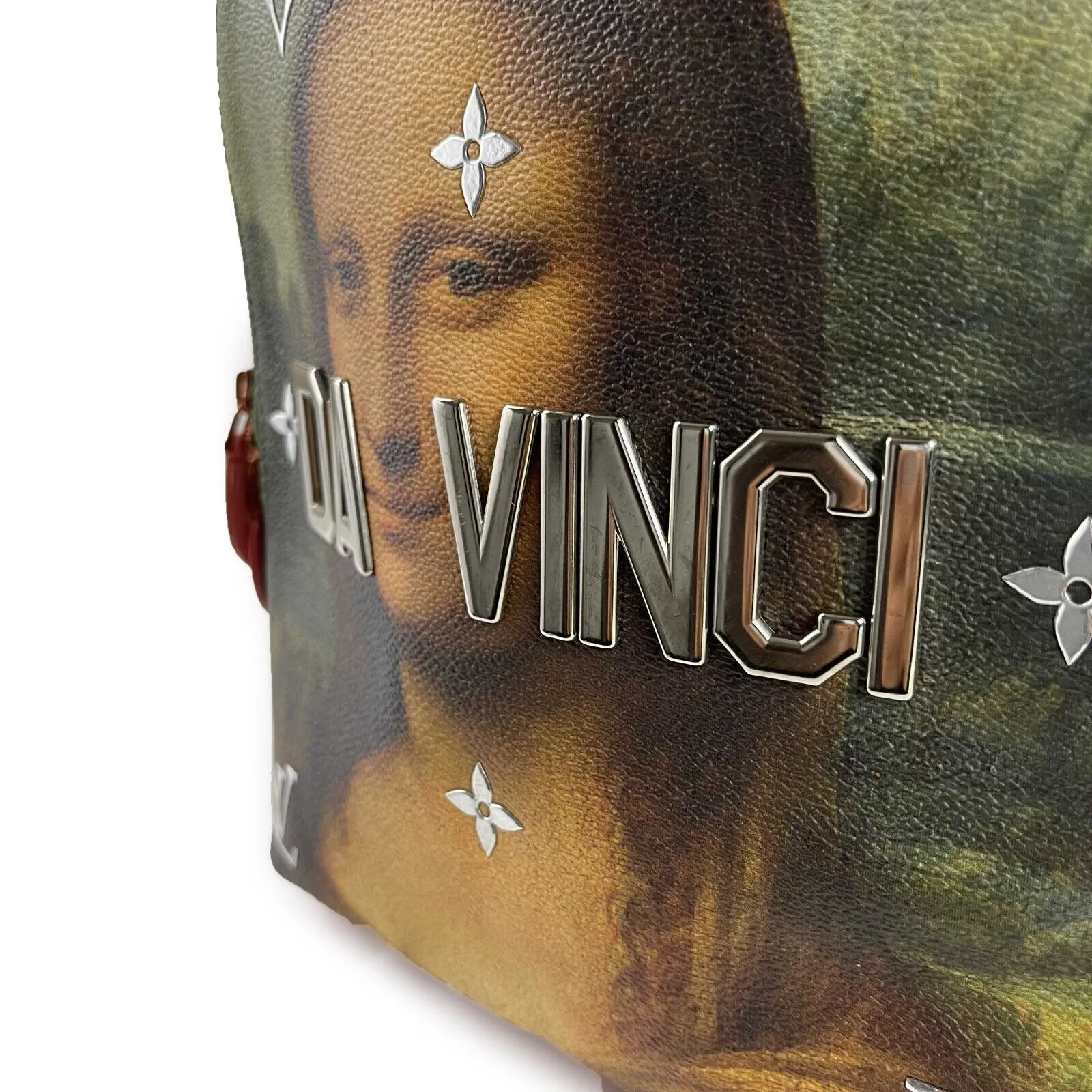 Louis Vuitton Palm Spring Jeff Koons Masters Da Vinci Collection PM Backpack