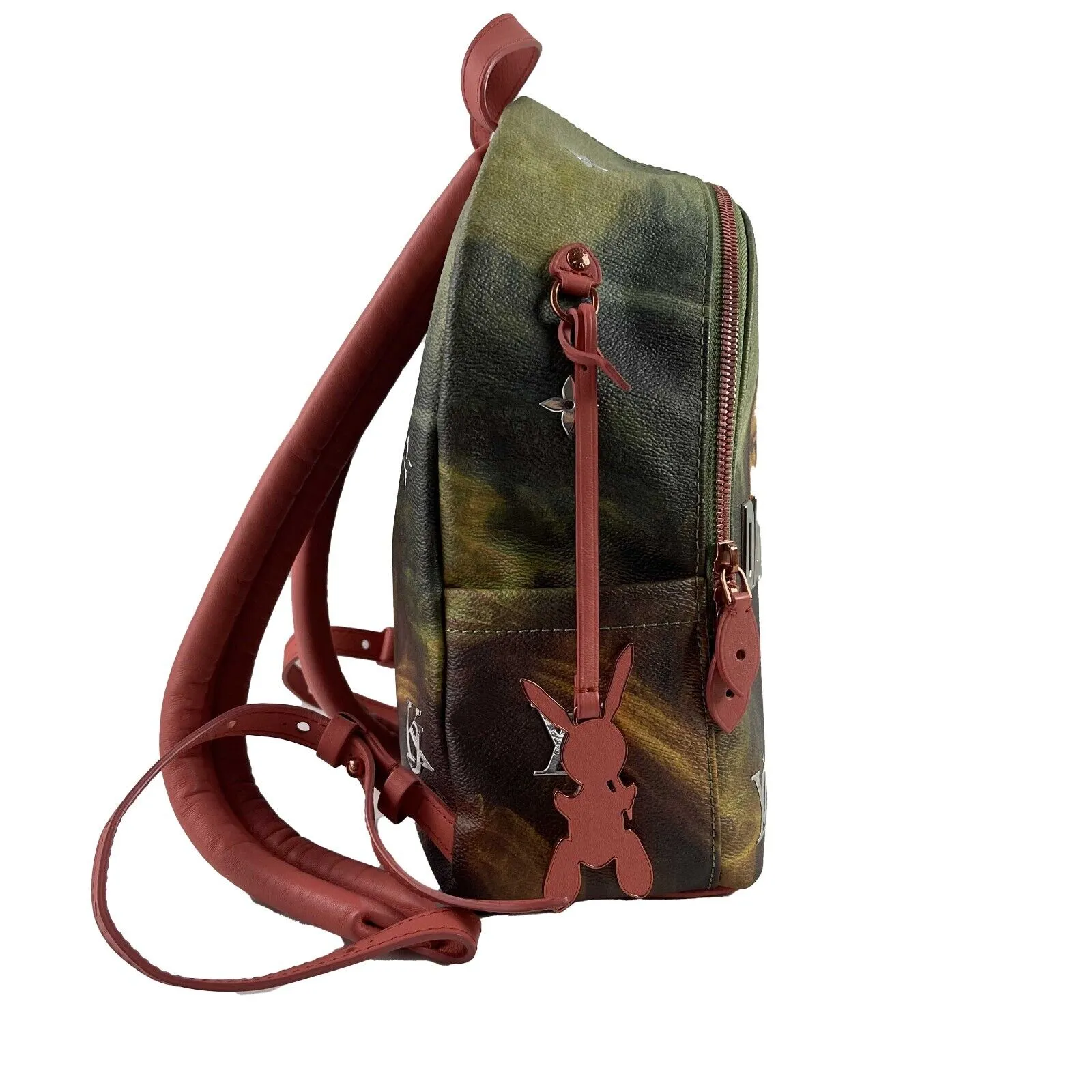Louis Vuitton Palm Spring Jeff Koons Masters Da Vinci Collection PM Backpack