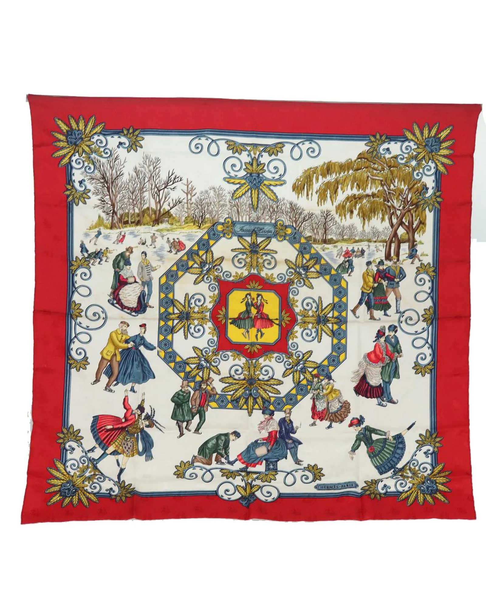 Luxurious Silk Scarf Set with Elegant Design