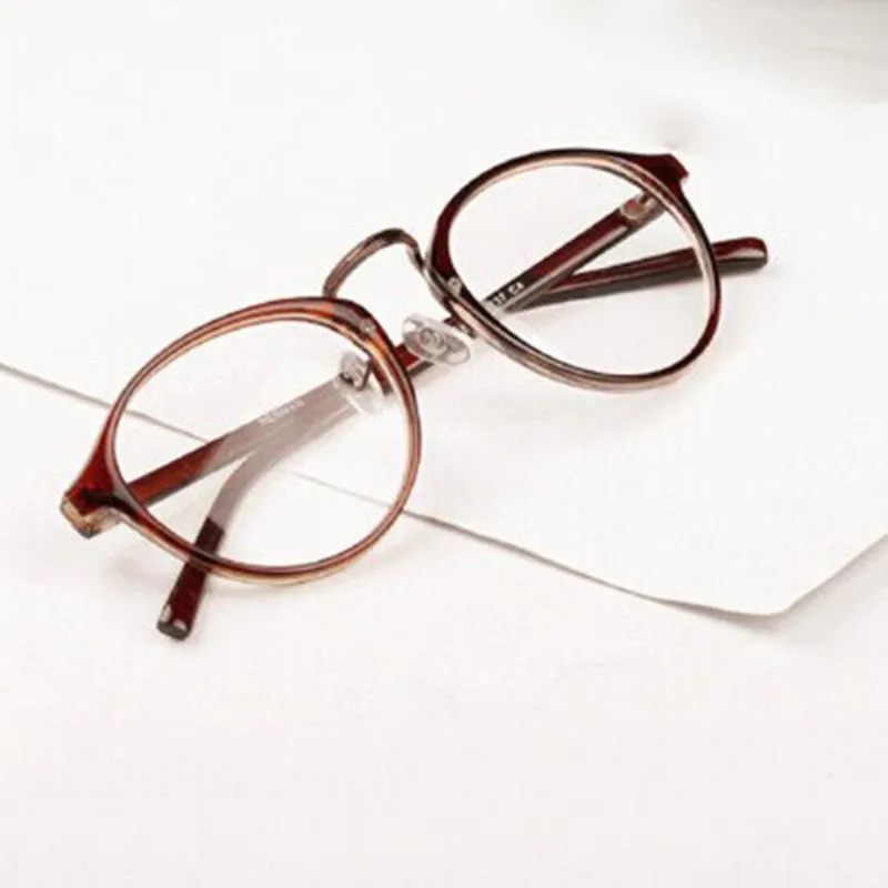 Mens Women Nerd Glasses Clear Lens Eyewear Unisex Retro Eyeglasses