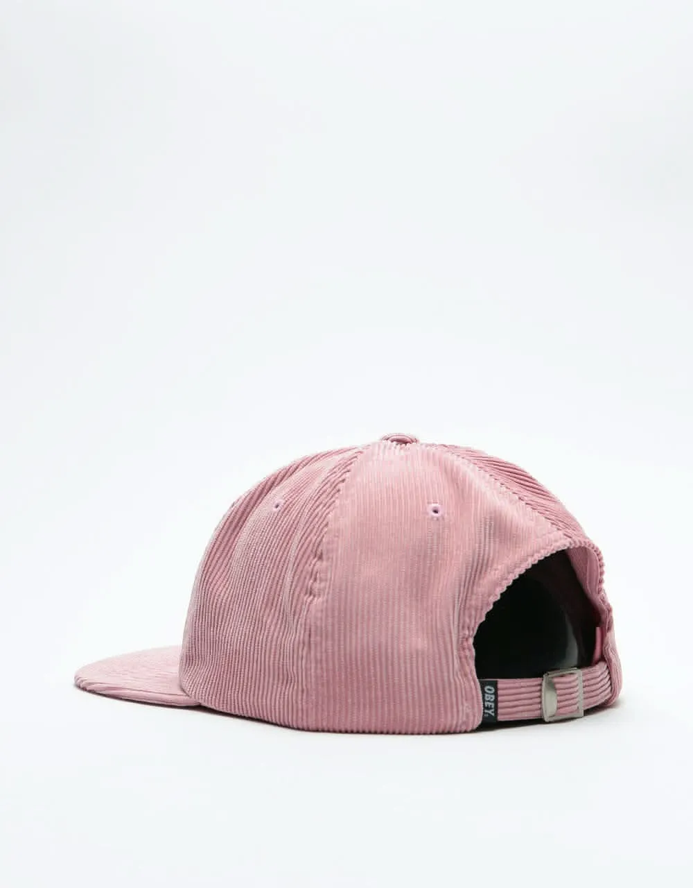 Obey DTP 6 Panel Strapback Cap - Old Rose
