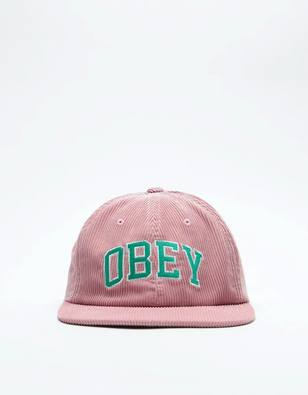 Obey DTP 6 Panel Strapback Cap - Old Rose