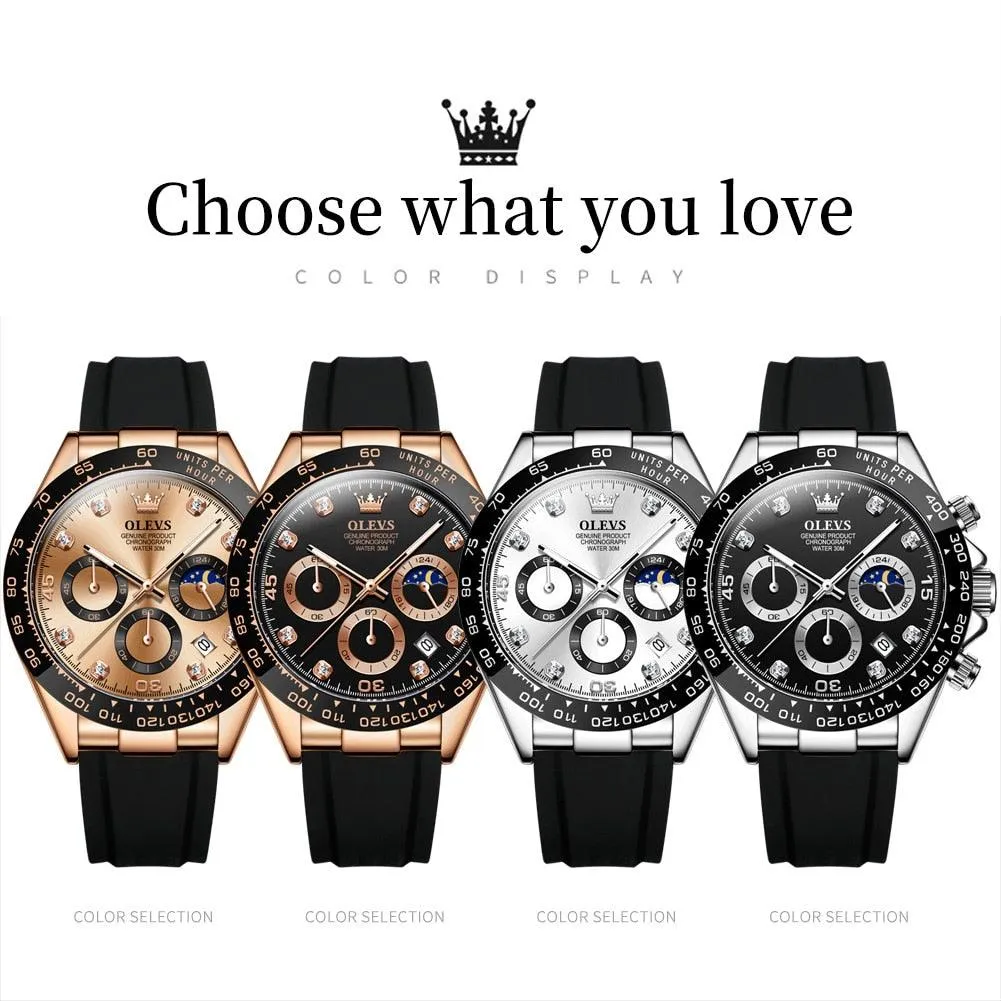 OLEVS 2875 Chronograph Homage Watches