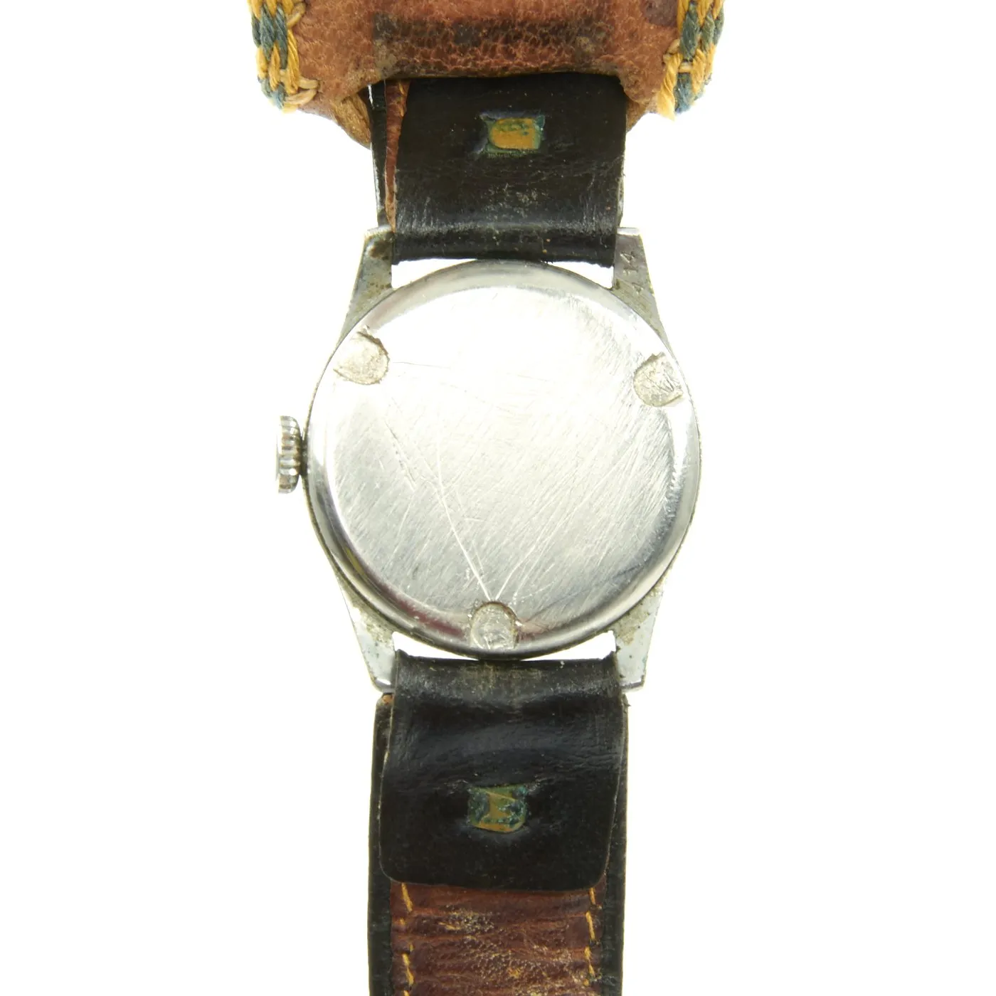 Original German WWII Afrika Korps DAK Swiss Wrist Watch by Valdor - Fully Functional
