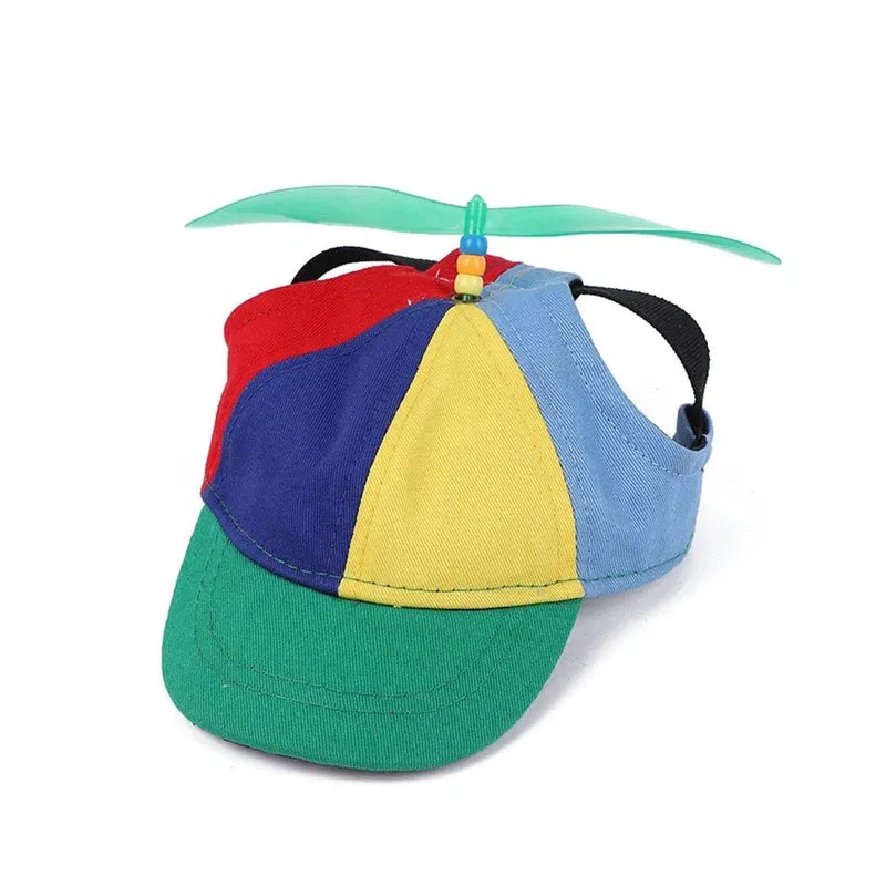 Poochi Paws Colorful Propeller Hat for Pets