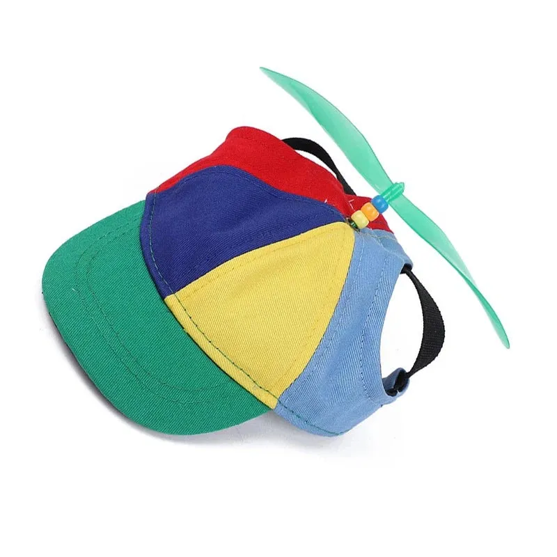 Poochi Paws Colorful Propeller Hat for Pets