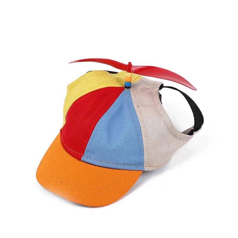 Poochi Paws Colorful Propeller Hat for Pets