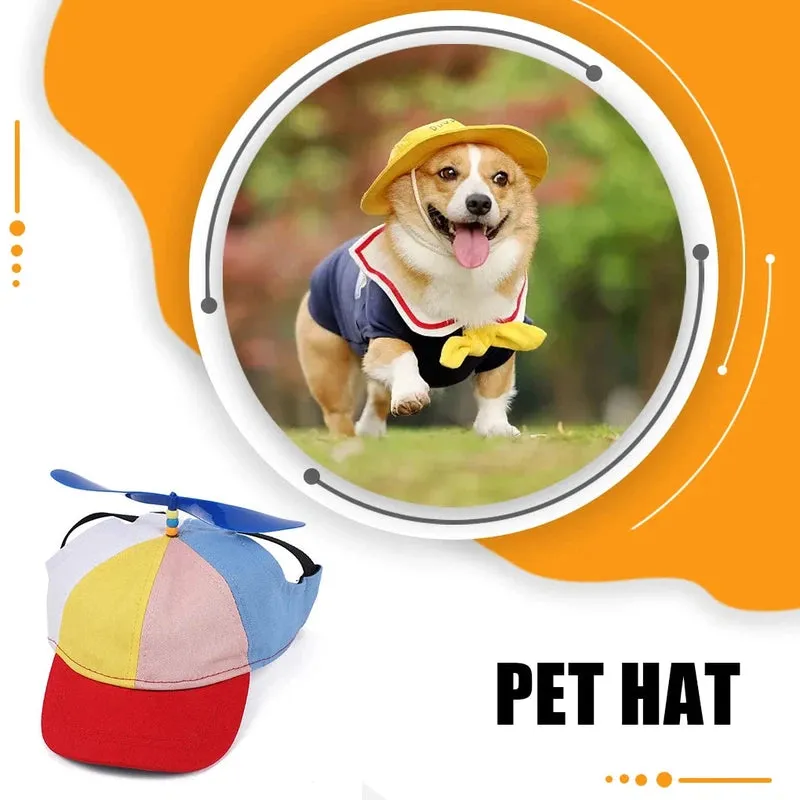 Poochi Paws Colorful Propeller Hat for Pets
