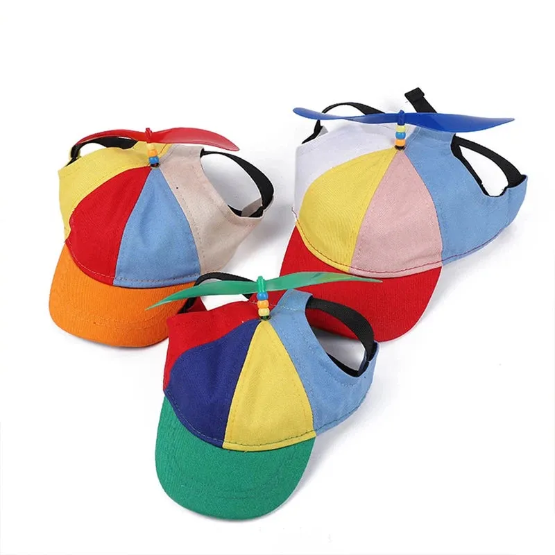 Poochi Paws Colorful Propeller Hat for Pets