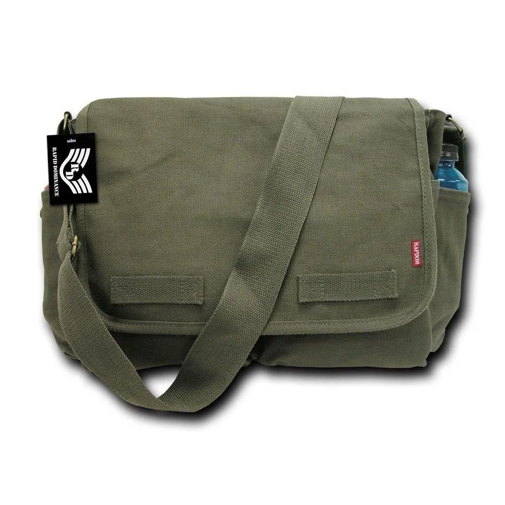 Rapid Dominance Durable Cotton Canvas Classic Military Shoulder Messenger Bags