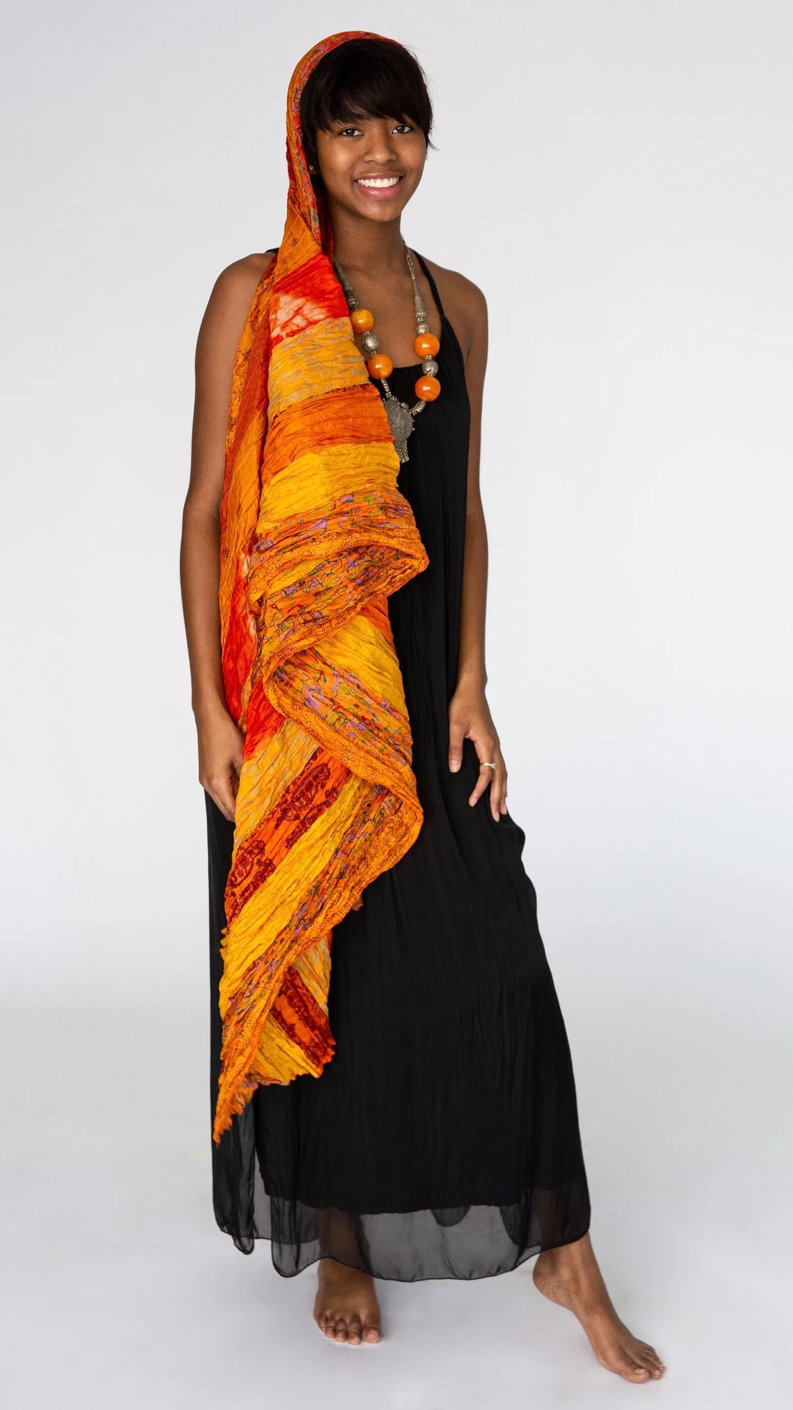 Recycled Silk Shawl