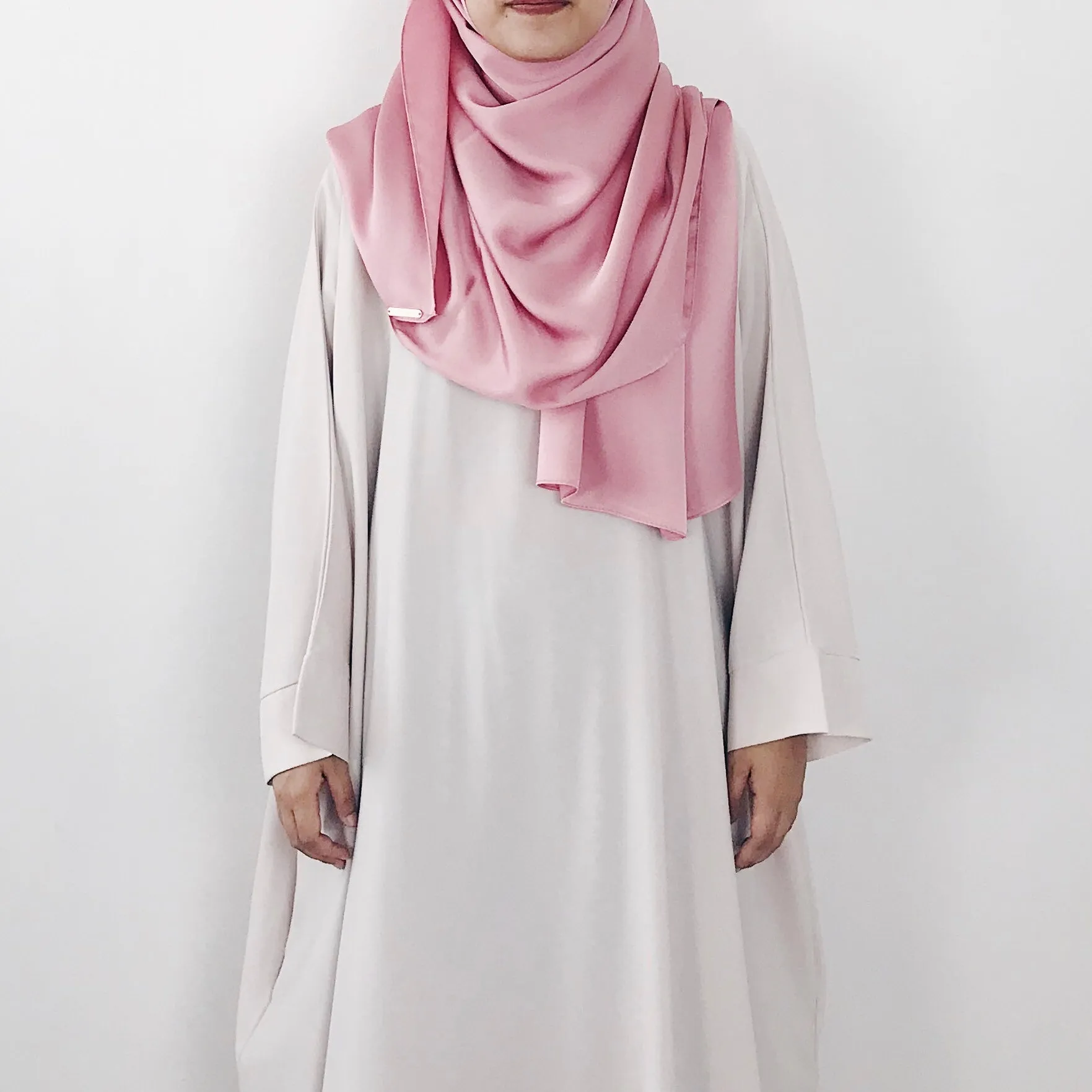 Satin Crepe : Pink