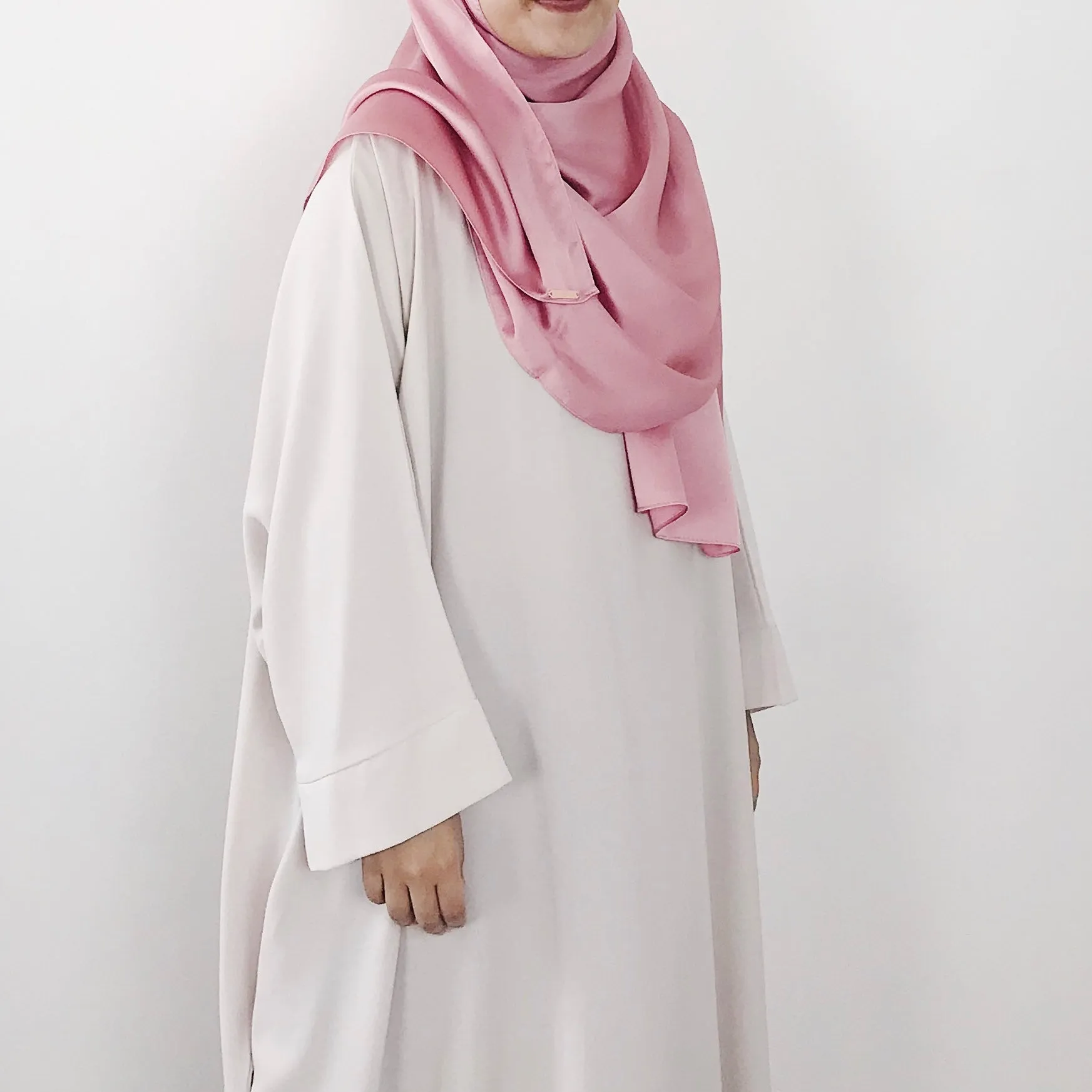 Satin Crepe : Pink