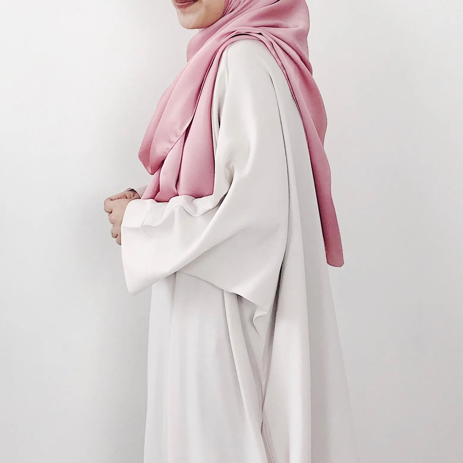 Satin Crepe : Pink