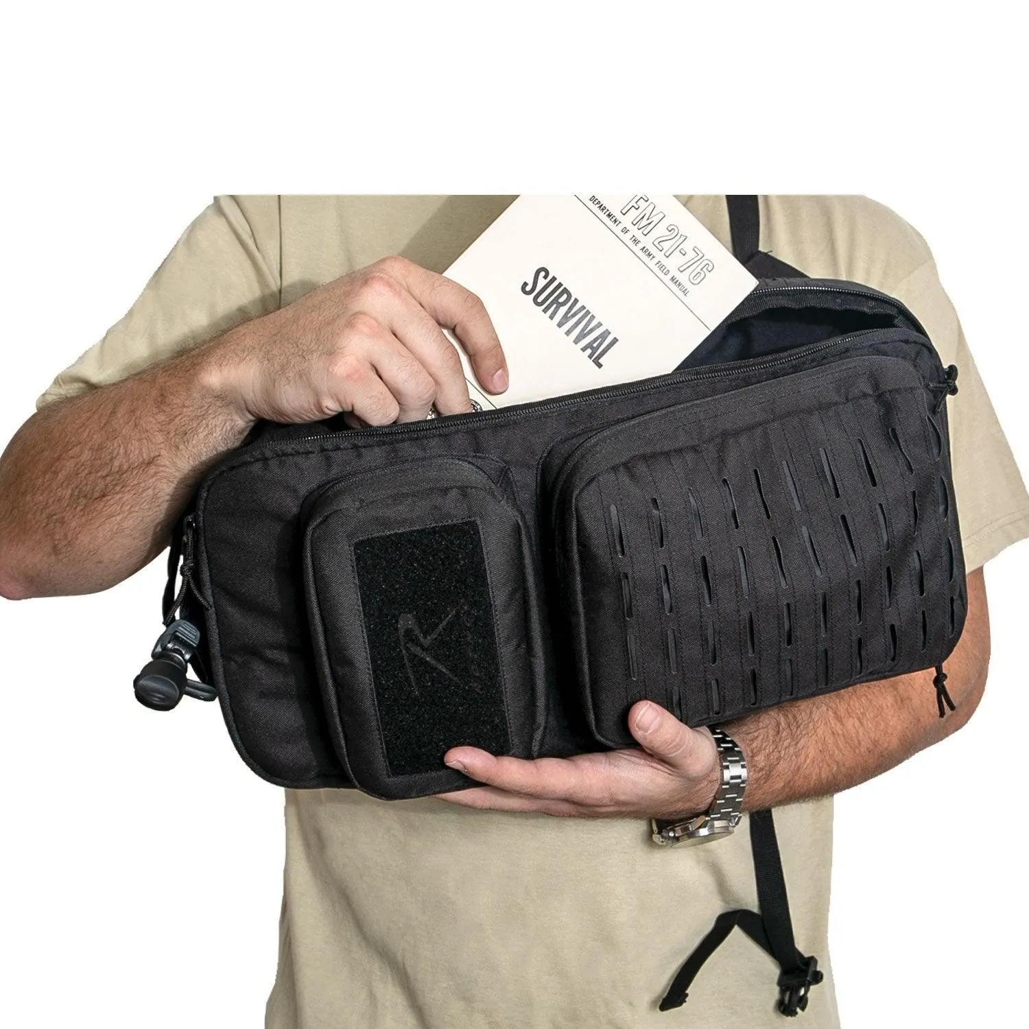 Tactical Single Sling Pack With Laser Cut MOLLE